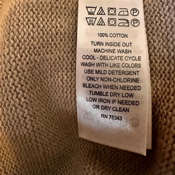 Rorie Whelan Men’s Fair Isle Crewneck Oatmeal Sweater Size Medium​​​​​​ - Picture 8 of 8